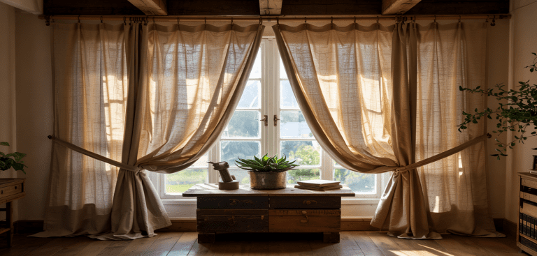 21 Stunning Rustic Home Decor Curtains to Transform Your Space